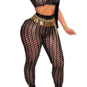 I'm Dat Bitch 2piece crop top and pant set